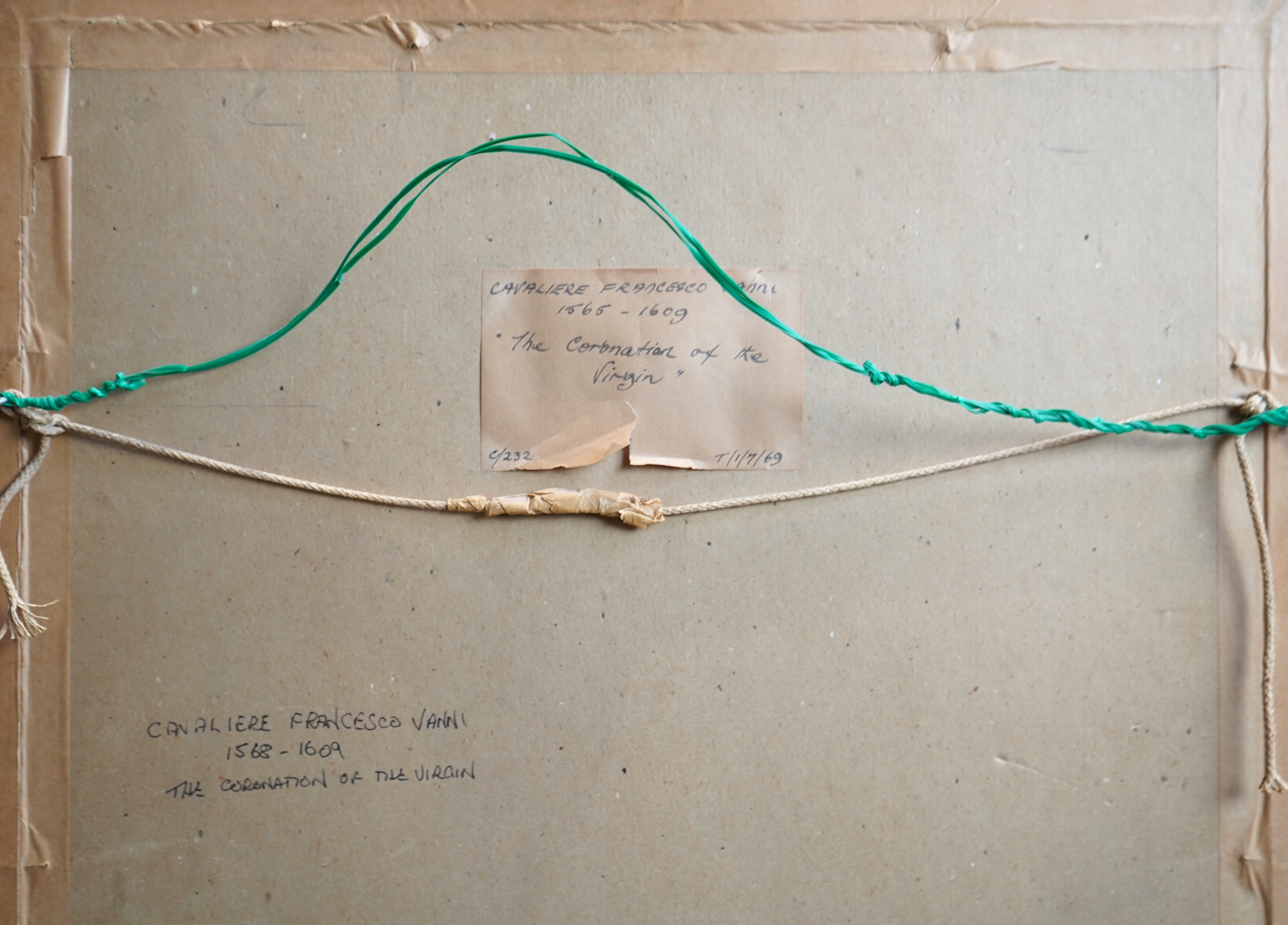 Attributed to Francesco Vanni, Italian 1563-1610, 'The Coronation of the Virgin'